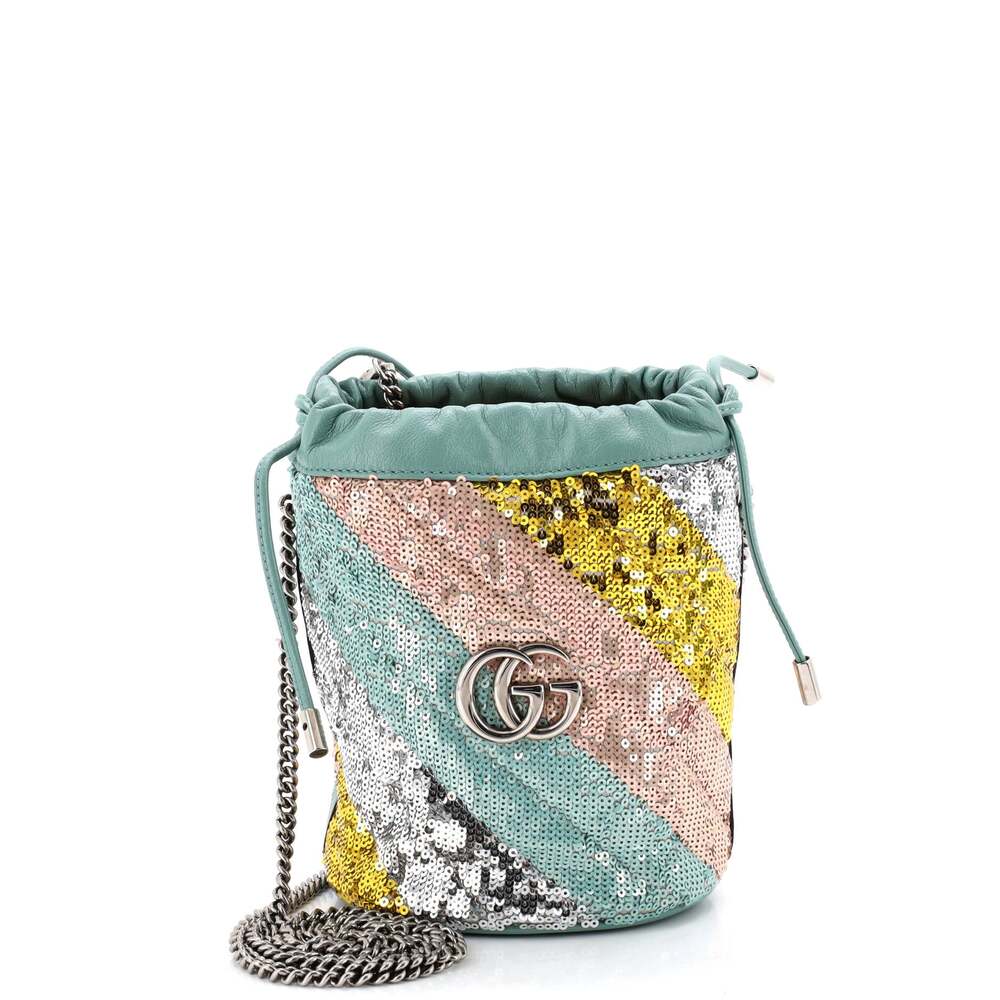 Gucci Gg Marmont Bucket Bag Diagonal #243222G12B